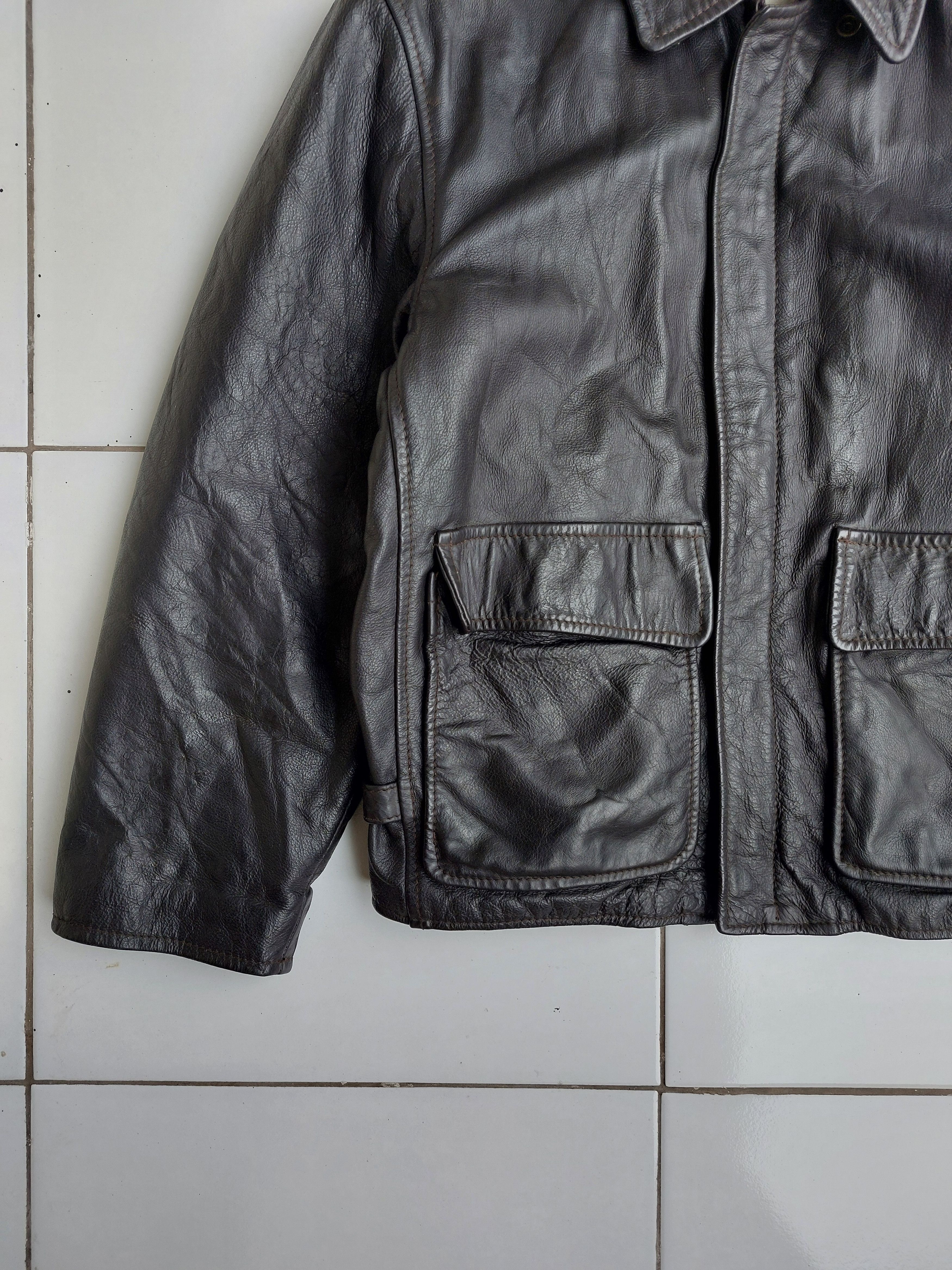 Vintage Mc Clures Vintage Leather Jacket Size US L / EU 52-54 / 3 - 5 Thumbnail