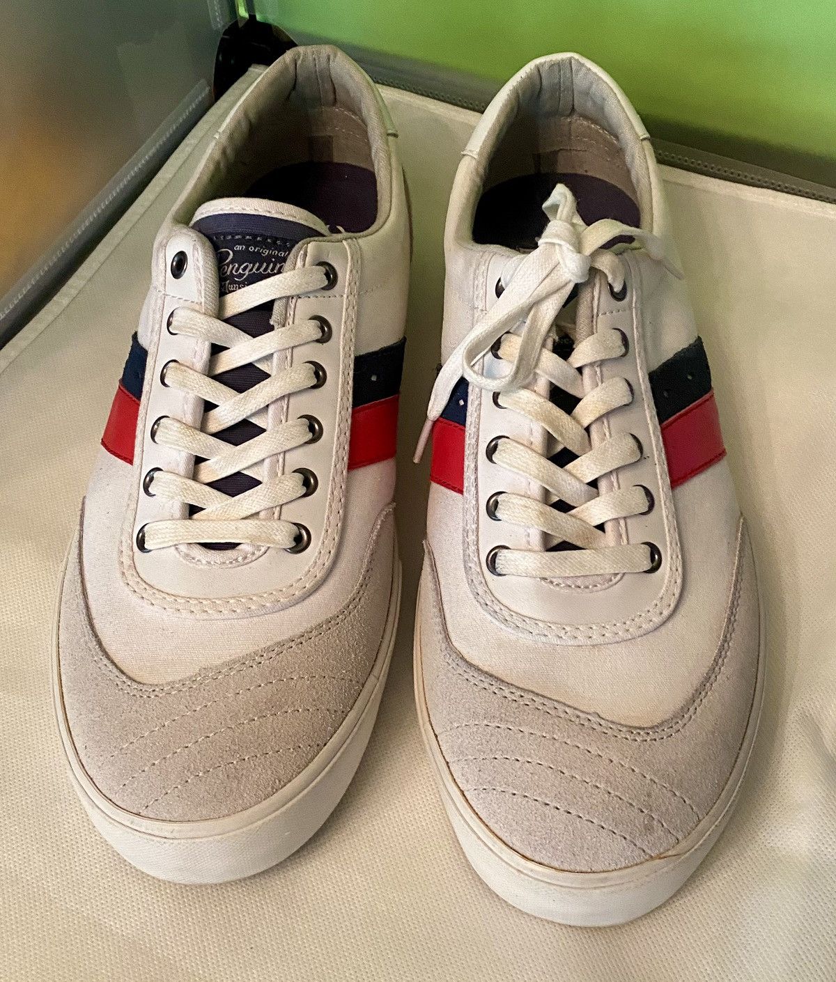 Original Penguin Original Penguin By Munsingwear Cole RWB Sneakers 11.5 NW Size US 11.5 / EU 44-45 - 4 Thumbnail