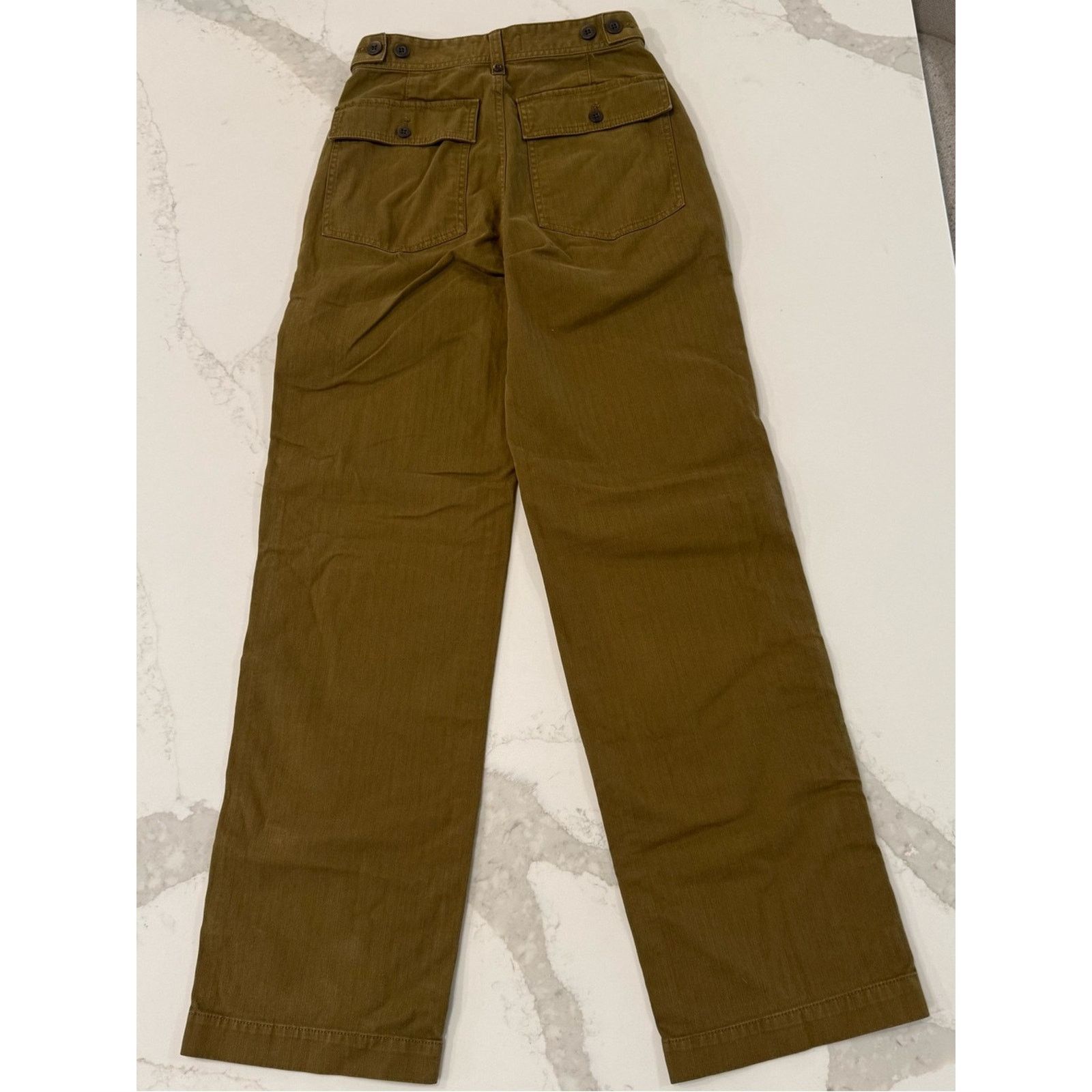 Madewell Madewell The Perfect Vintage WideLeg Utility Pant Womens 25T Size 25" / US 0 / IT 36 - 11 Thumbnail