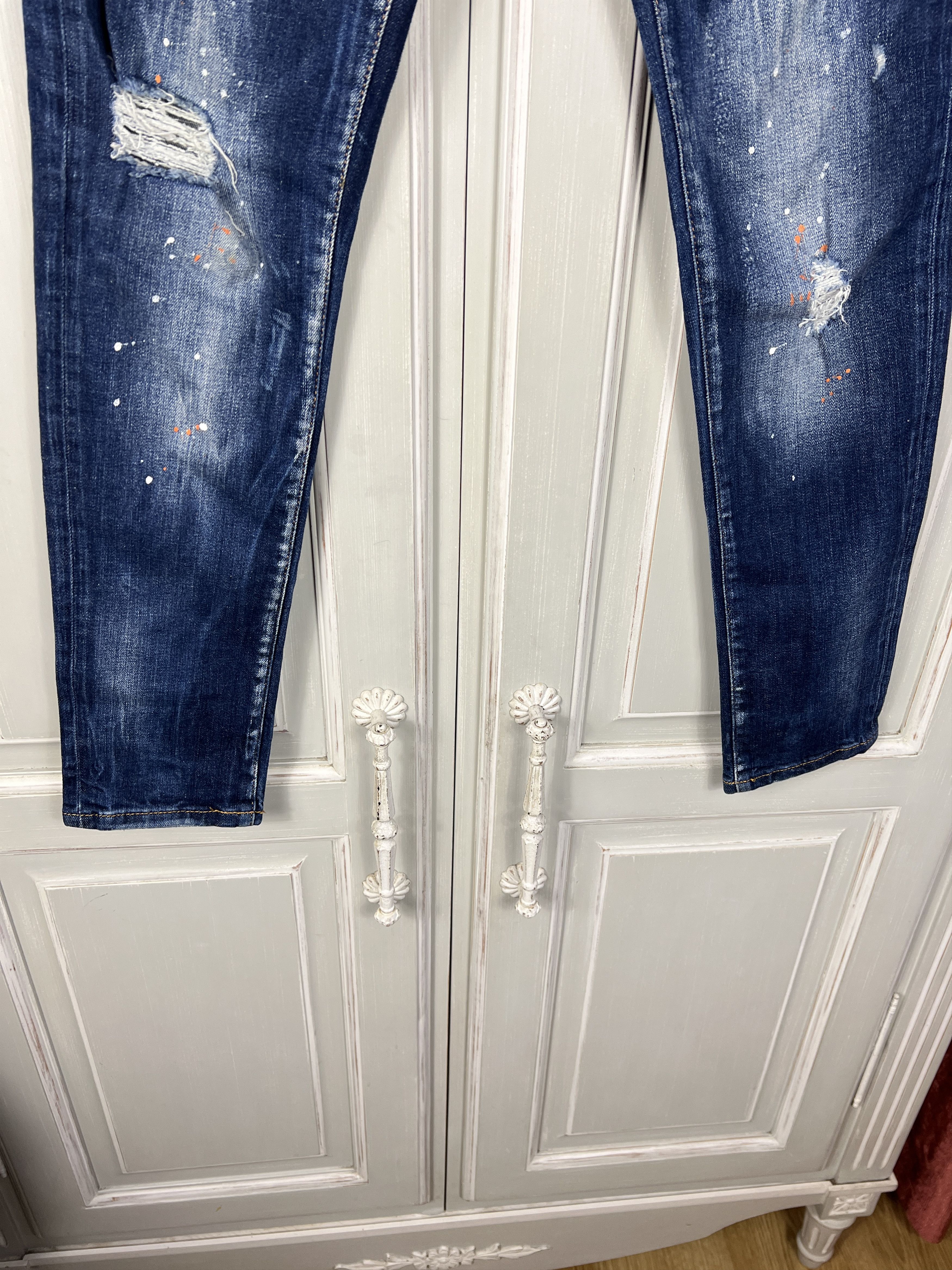 Dsquared2 DSQUARE2 BLUE DENIM SLIM JEANS Size US 30 / EU 46 - 3 Thumbnail