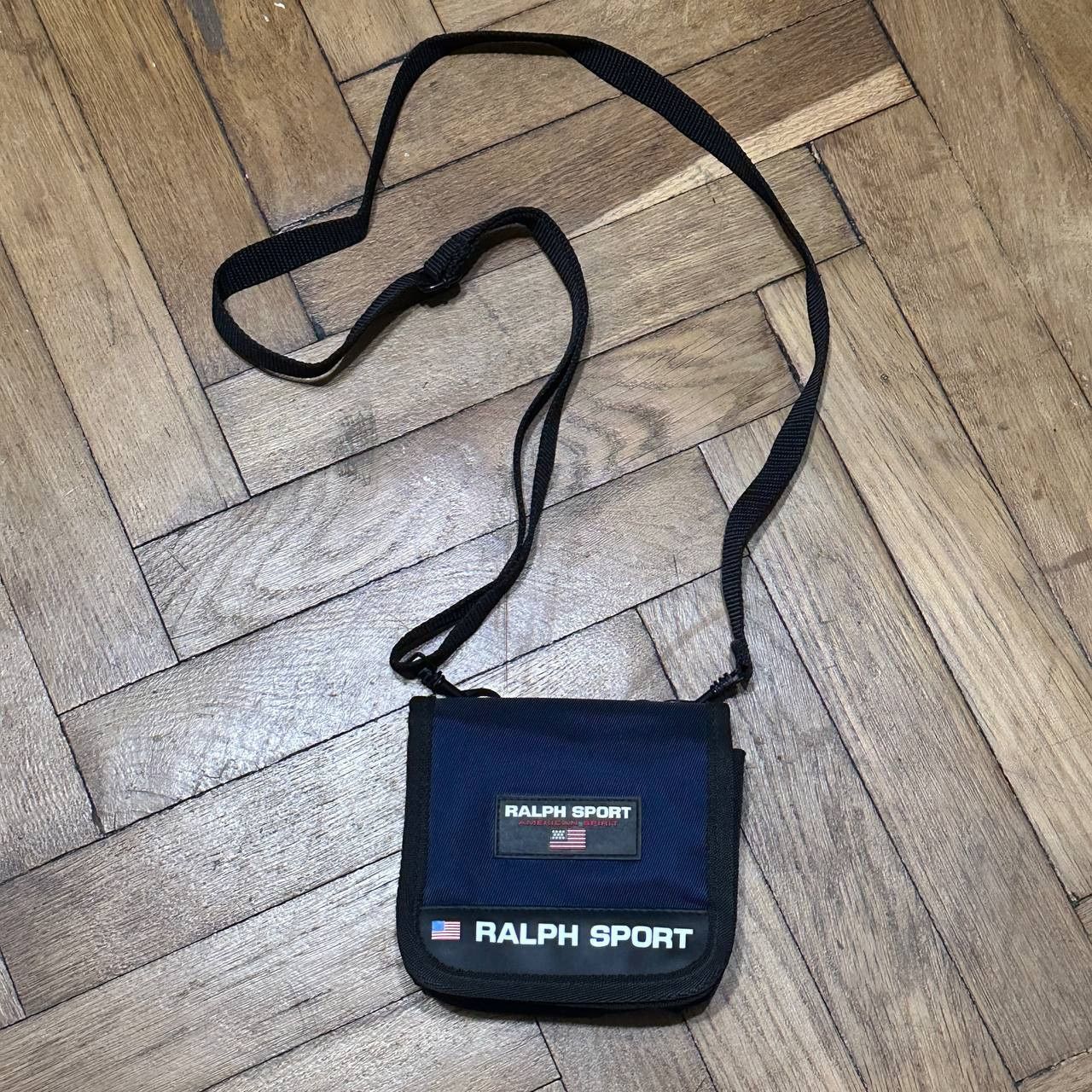 Polo Ralph Lauren x Vintage Polo Sport Ralph Laurent Vintage Bag Messenger Y2K in Blue, Men's