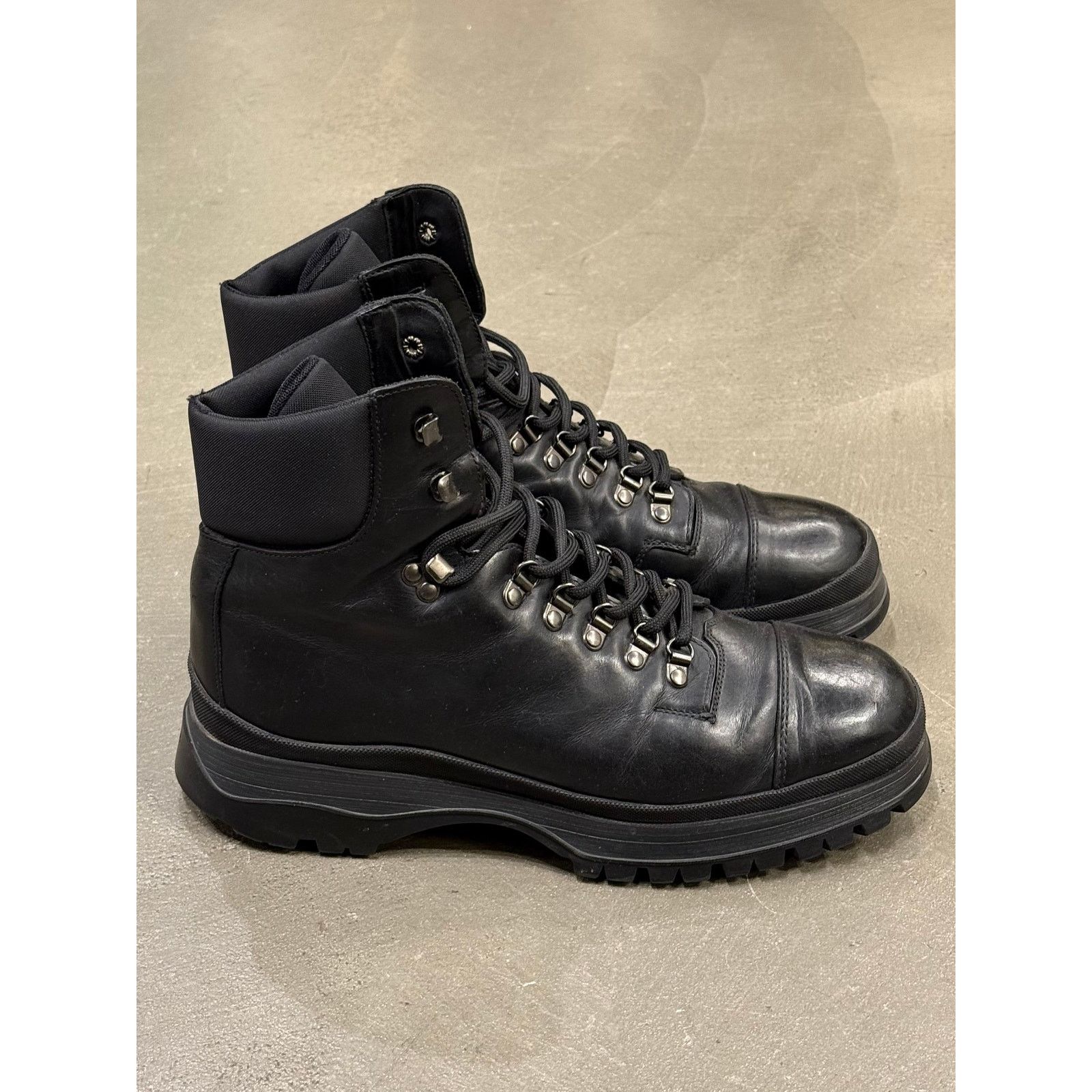 Prada 2000s Prada leather combat boots Size US 10 / EU 43 - 5 Thumbnail