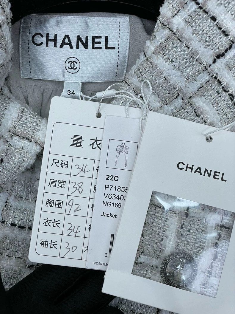 Chanel Chanel 22C vacation series plaid short jacket Size XXS / US 00 / IT 34 - 5 Thumbnail