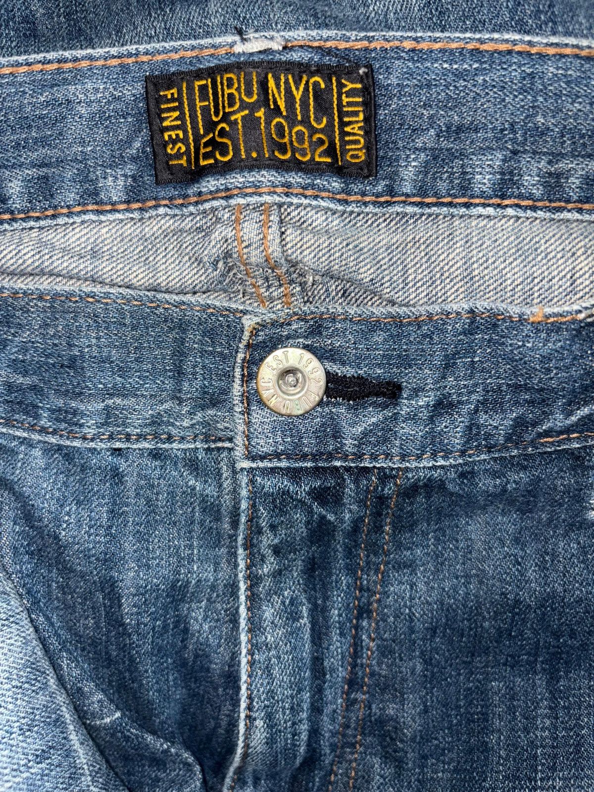 Fubu FUBU Y2K Vintage Baggy Denim Jeans Size US 42 / EU 58 - 5 Thumbnail