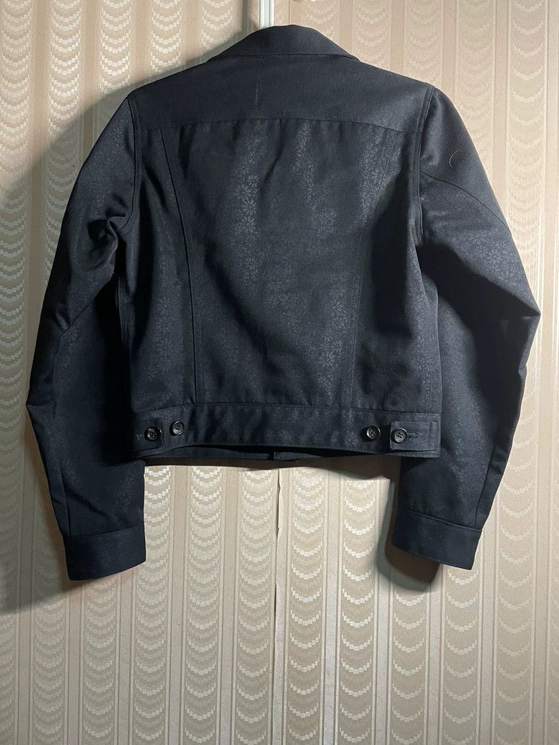 Other Comme Des Garcons Black patterned dark denim jacket Size M / US 6-8 / IT 42-44 - 2 Thumbnail