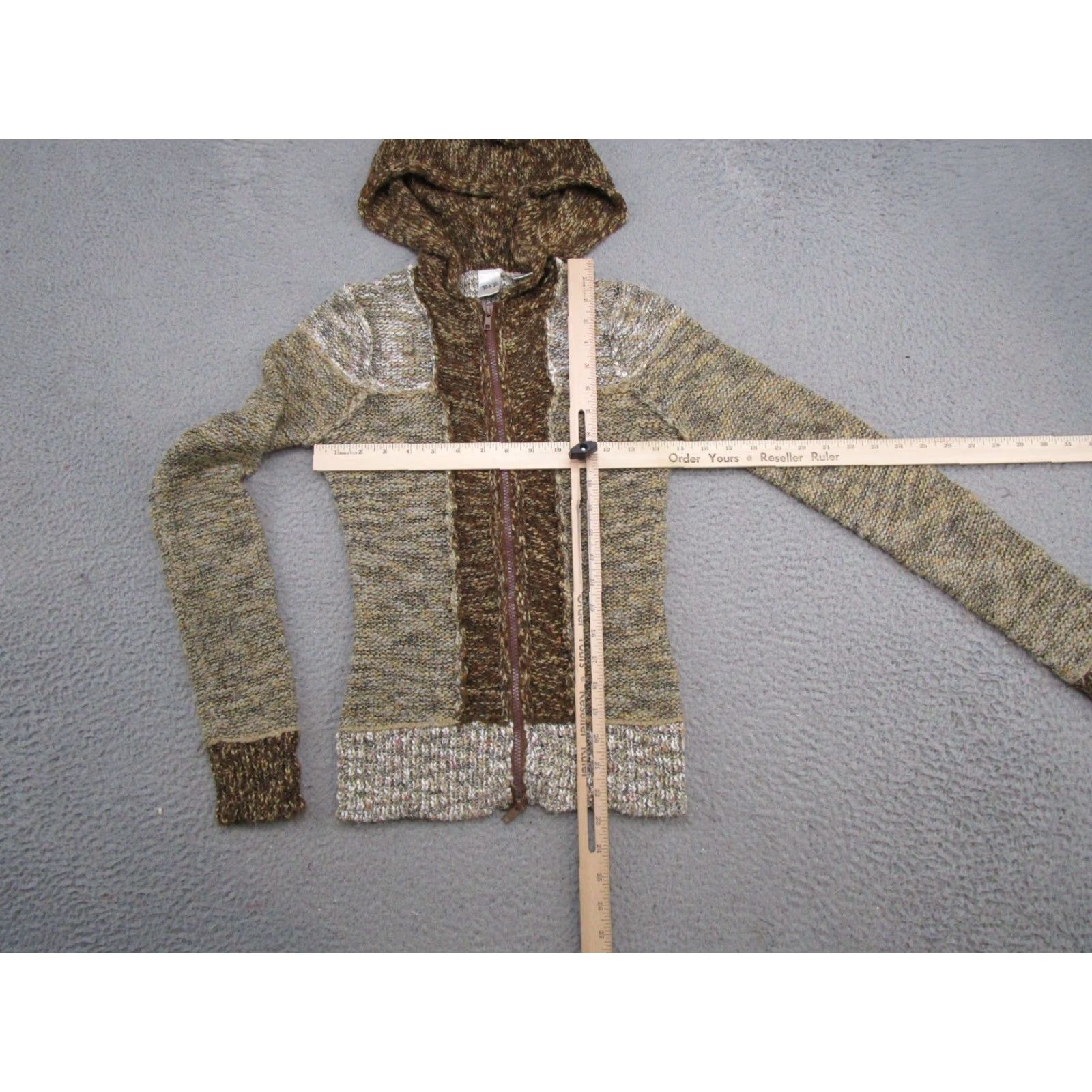 Vintage BKE Buckle Silk Blend Full Zip Hooded Knit Sweater Women's Size S VTG Y2K Soft Cardigan Winter Spring Fall Knits Womens Size S / US 4 / IT 40 - 3 Thumbnail