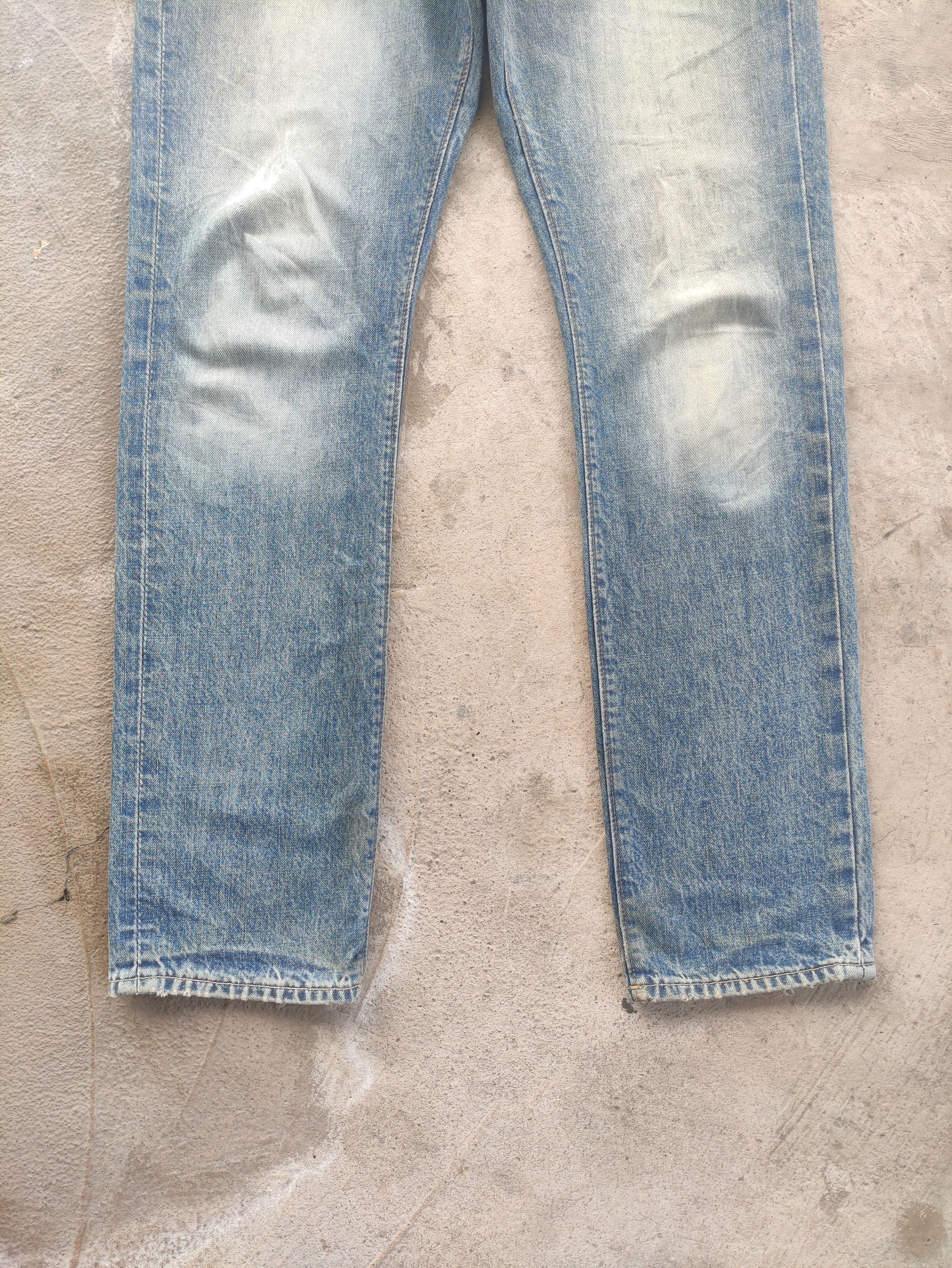 Gap Vintage Gap Rusty Jean Distressed Faded Slim Denim Size US 33 - 4 Thumbnail