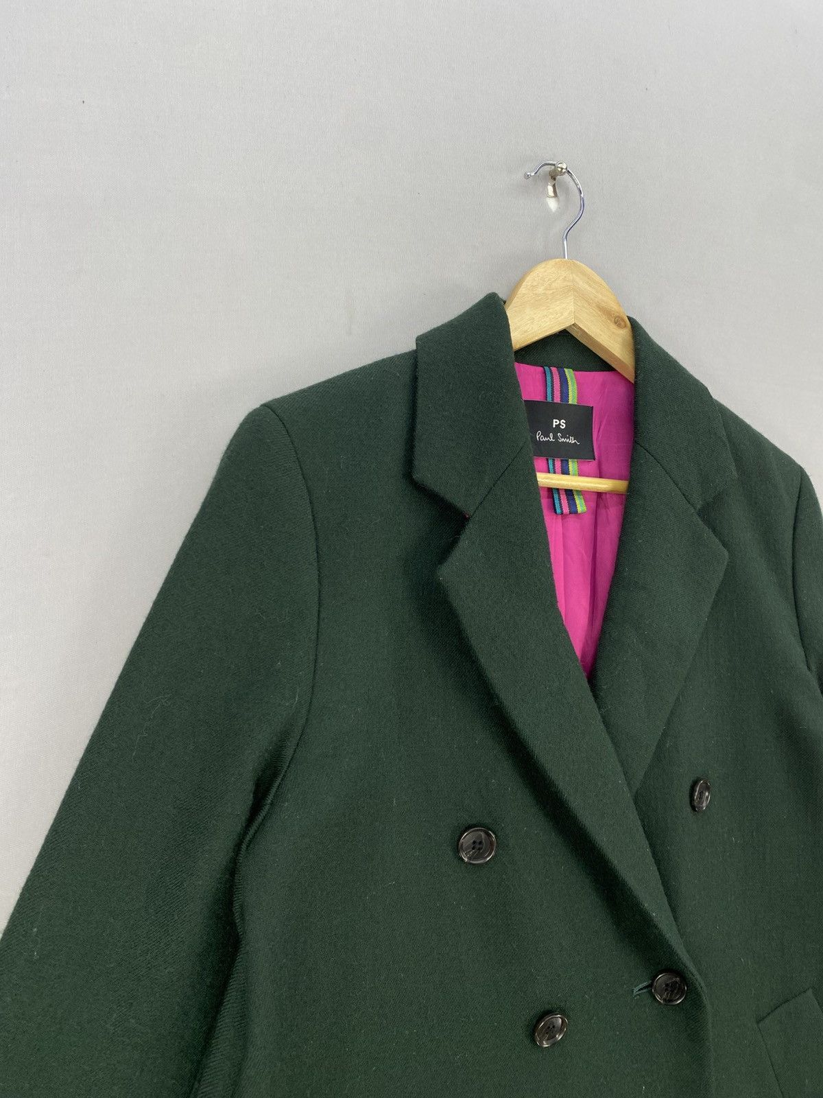 Designer Vintage Paul Smith Wool Down Jacket Size S / US 4 / IT 40 - 2 Thumbnail