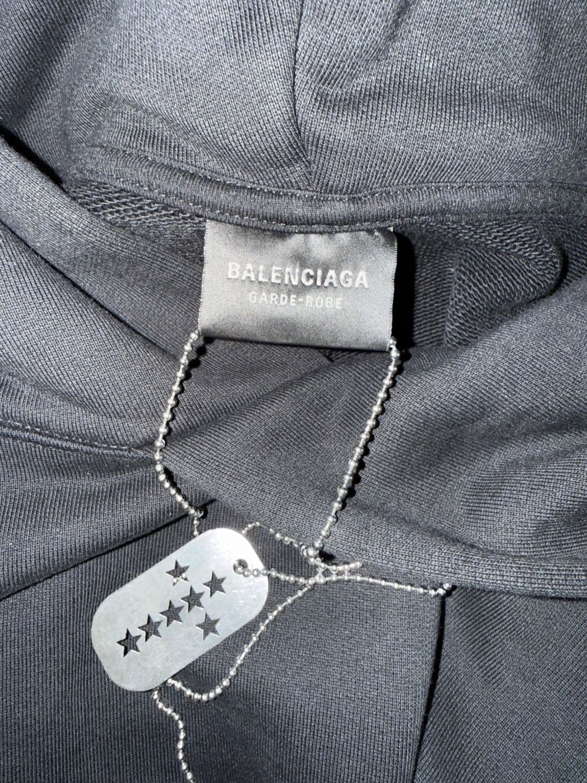 Balenciaga Balenciaga Garde-Robe Care Label Hoodie Size US S / EU 44-46 / 1 - 6 Thumbnail