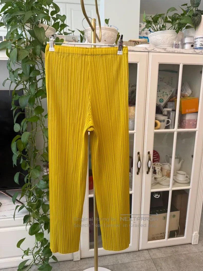 Issey Miyake Issey Miyake size:3 Aoyama Limited Yellow Straight - Leg P Size 31" - 4 Thumbnail