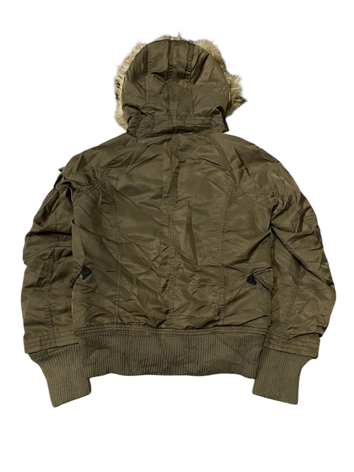 If Six Was Nine × Japanese Brand × Le Grande Bleu (L.G.B.) 00's Archive GOA N-2B Fur Jacket Size M / US 6-8 / IT 42-44 - 7 Thumbnail