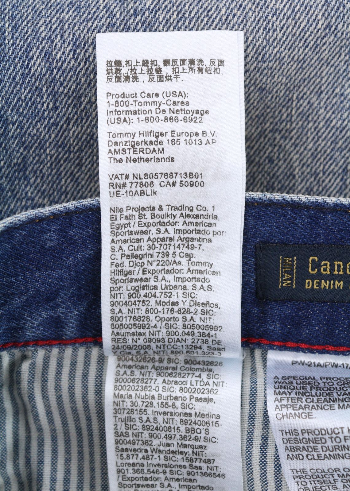 Tommy Hilfiger OTIS W36/L32 Blue Faded Regular Straight Jeans 87466 Size US 36 / EU 52 - 9 Thumbnail