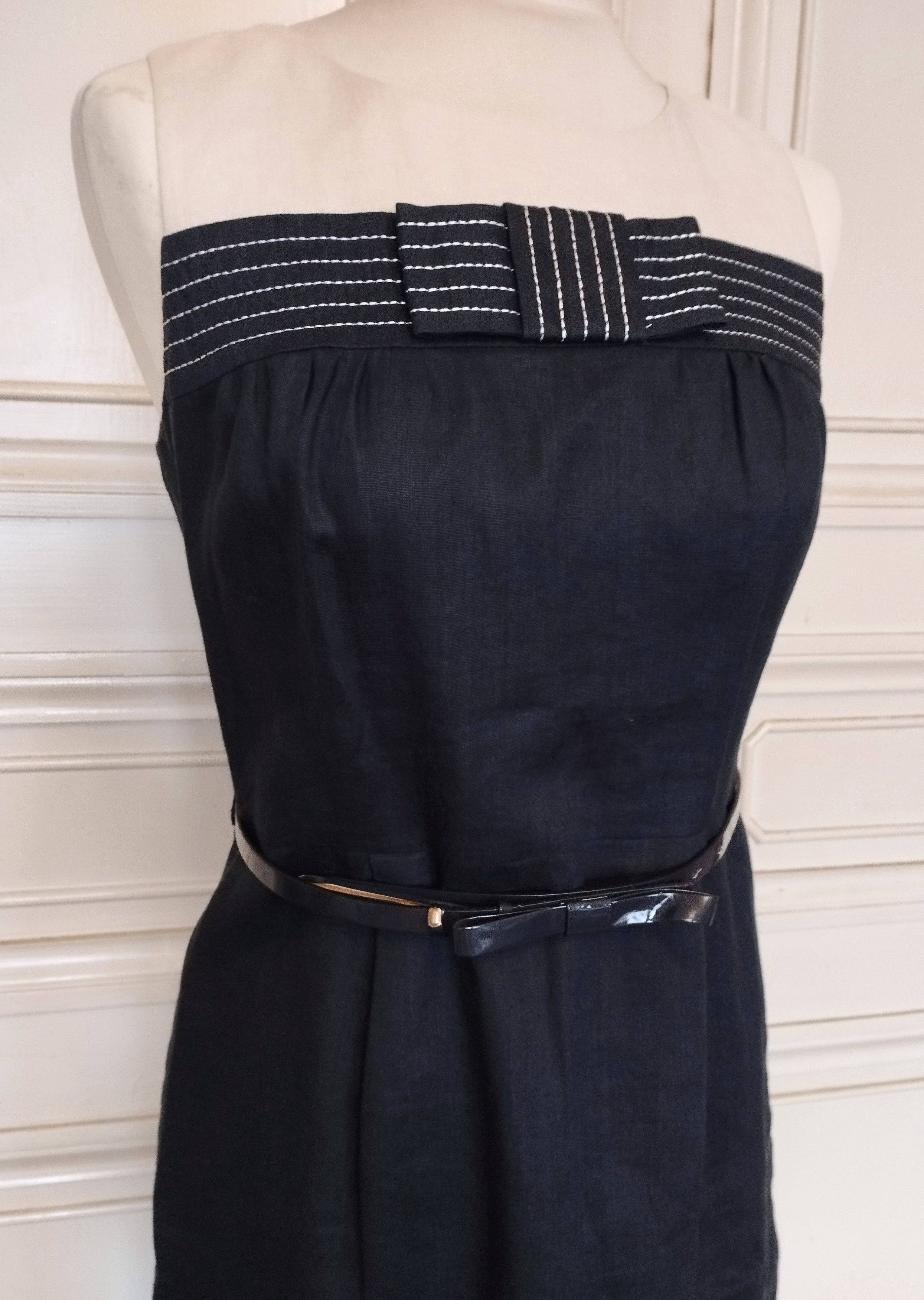 Designer René Derhy Robe Lin Fatalite Soirée Casual T XS Size XS / US 0-2 / IT 36-38 - 1 Thumbnail