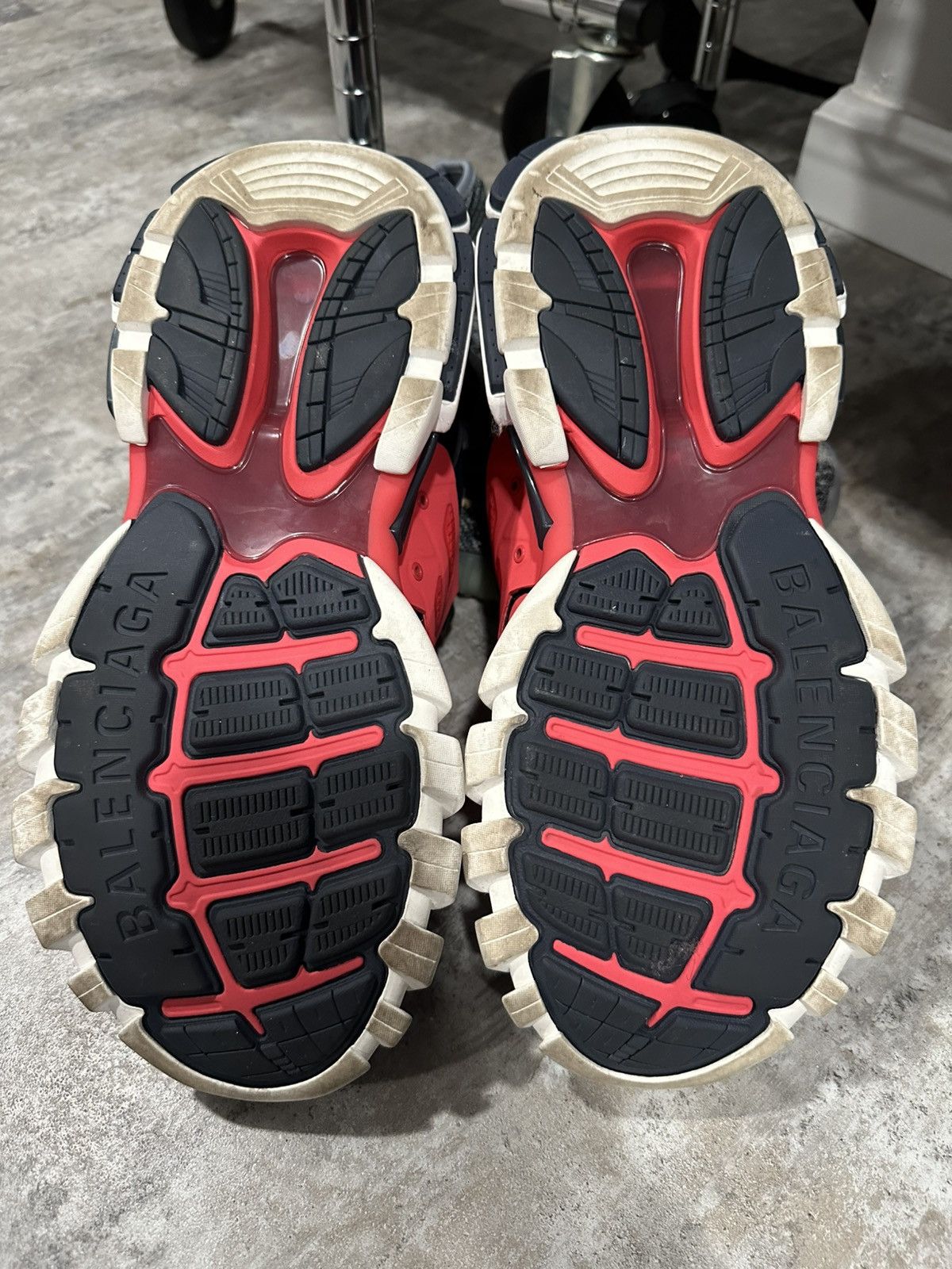 Balenciaga BALENCIAGA TRACK SNEAKER - WHITE NAVY RED Size US 13 / EU 46 - 5 Thumbnail