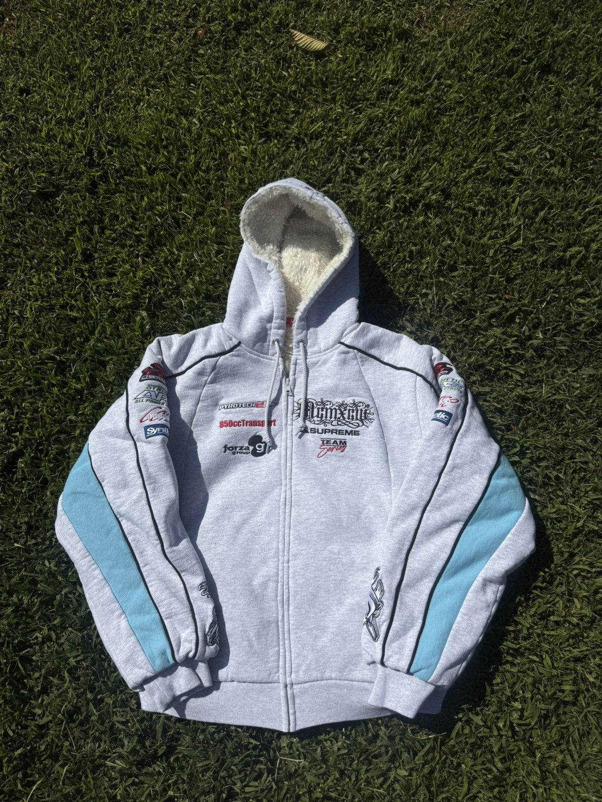 Spitfire × Supreme Supreme Spitfire Zip Up Hooded Sweatshirt | Grailed