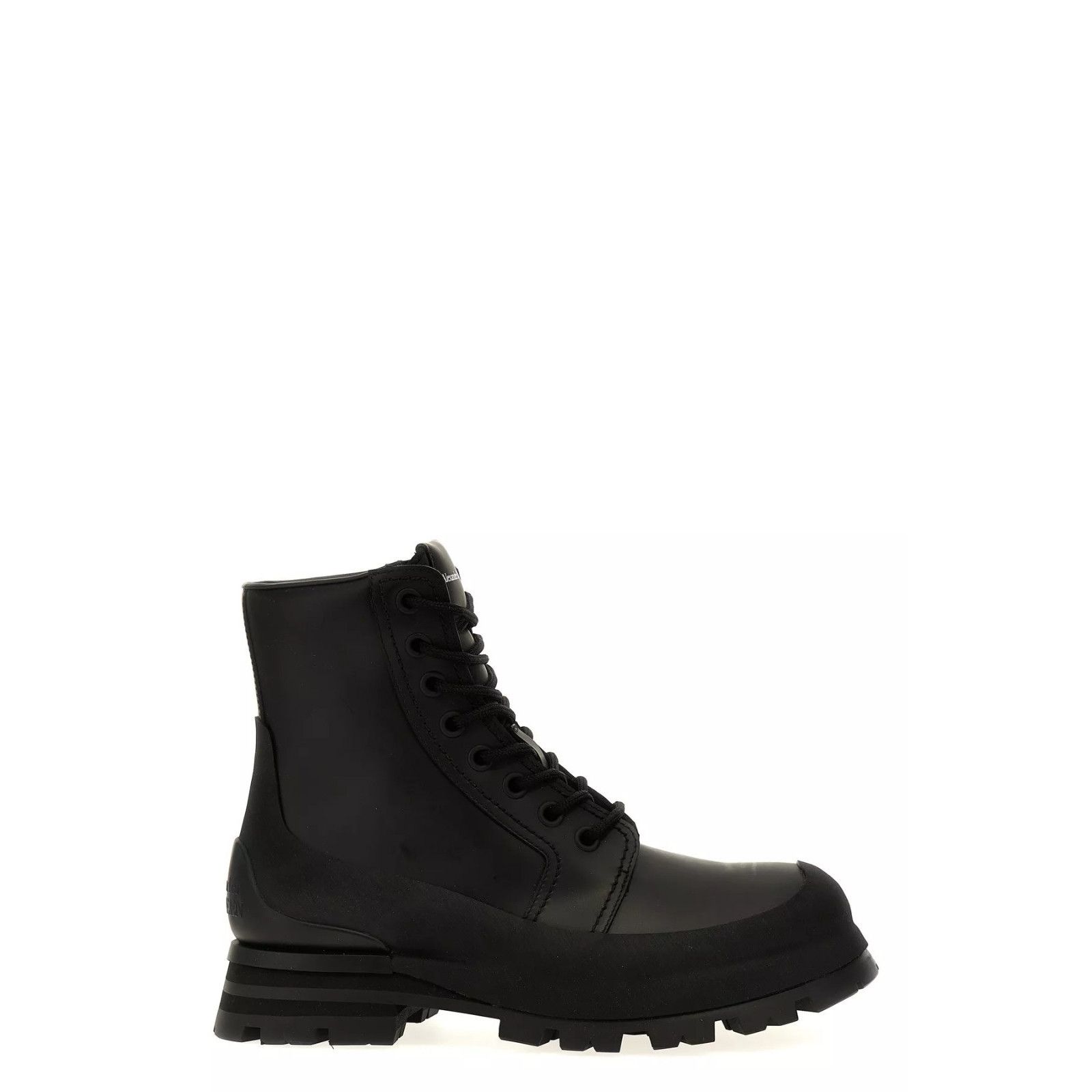 Alexander McQueen ALEXANDER MCQUEEN Men's Black Leather Boots New & Authentic Size US 7 / EU 40 - 1 Thumbnail