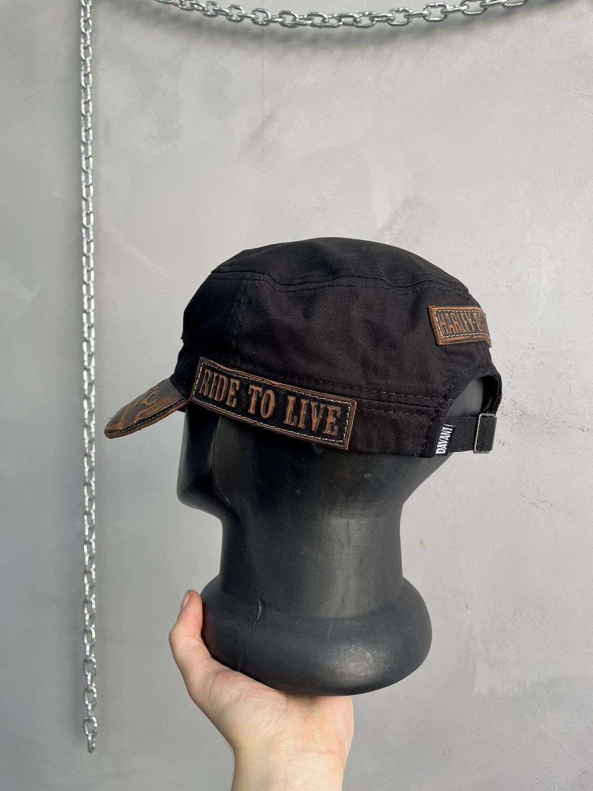 Harley Davidson Harley Davidson black trucker cap vintage biker street style Size ONE SIZE - 7 Thumbnail