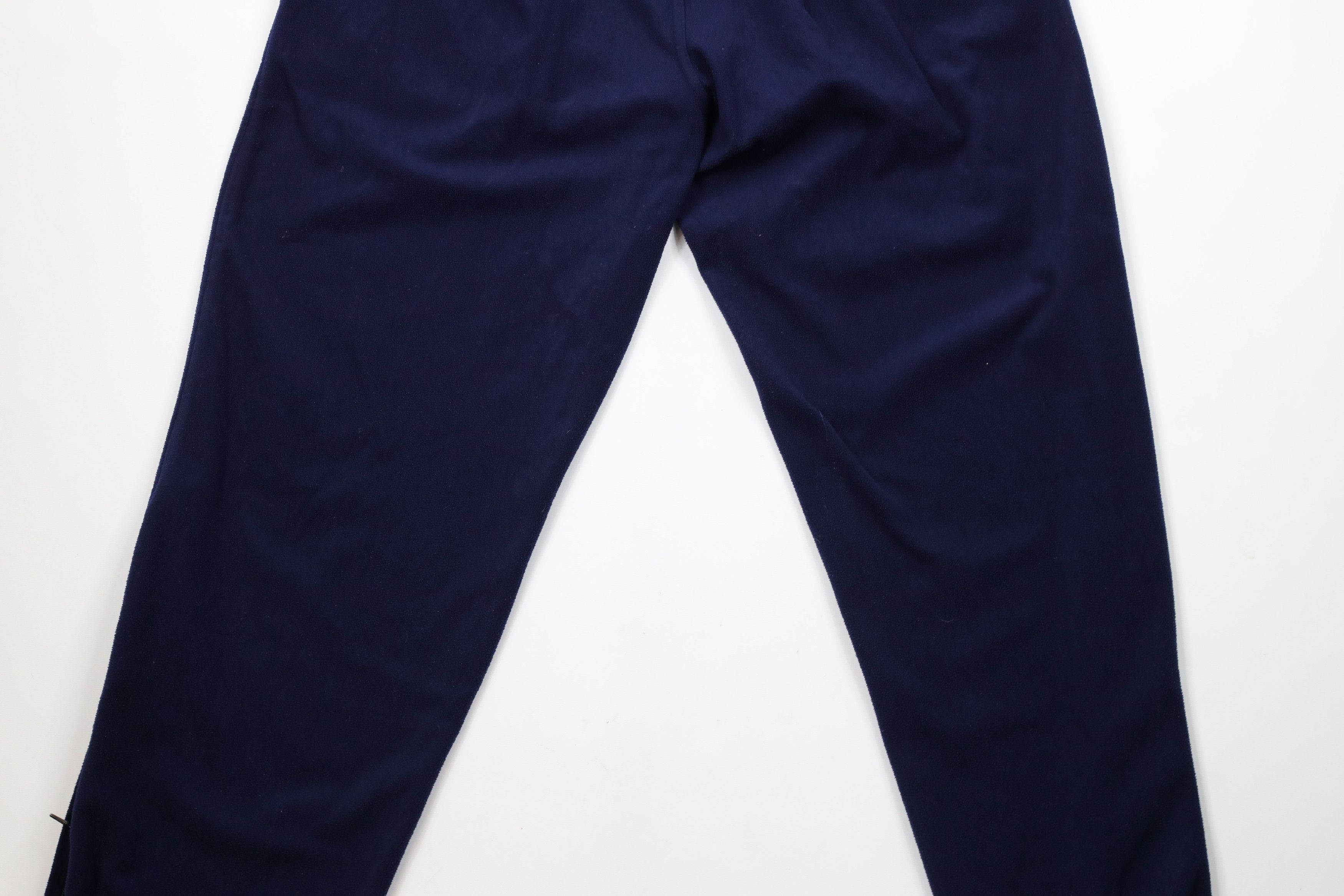 Vintage Vintage 90s Streetwear Fleece Cuffed Sweatpants Joggers Blue Size US 36 / EU 52 - 10 Thumbnail
