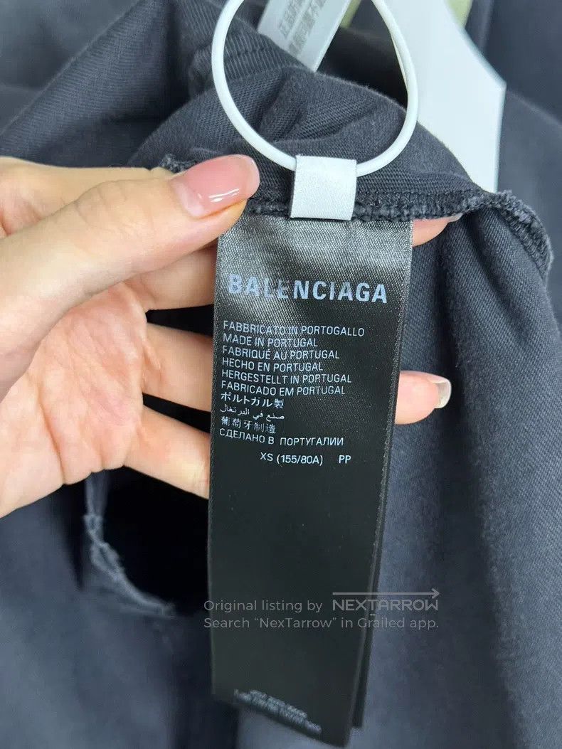 Balenciaga Balenciaga Tape T-Shirt Size US XS / EU 42 / 0 - 4 Thumbnail