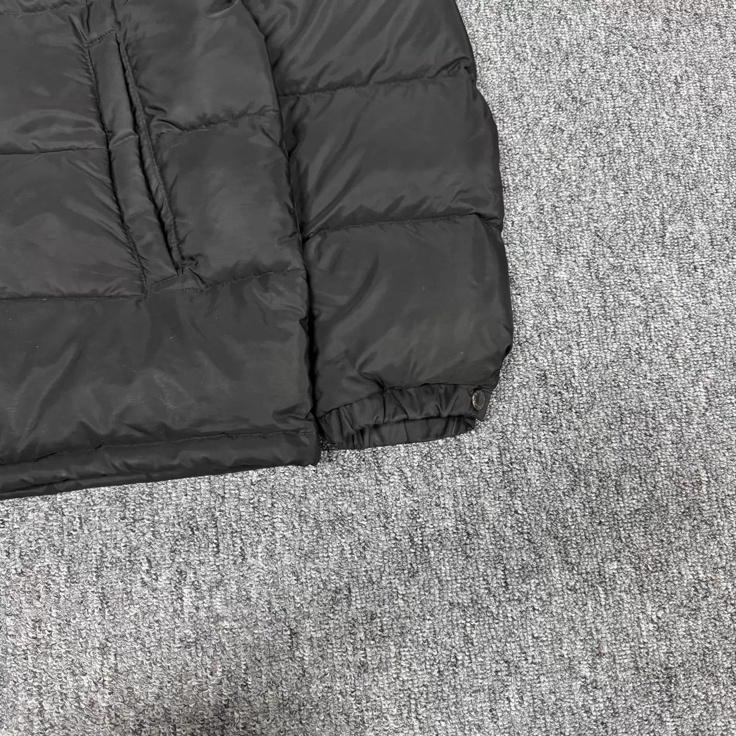 Prada Prada Black Triangle Logo Stand Collar Down Jacket Size US L / EU 52-54 / 3 - 3 Thumbnail