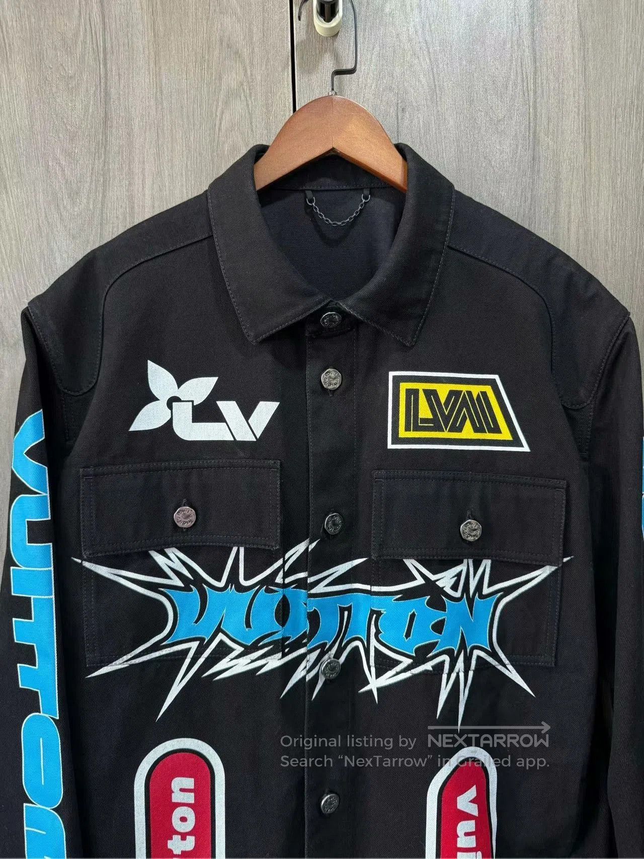 Louis Vuitton louis vuitton black logo denim jacket size 52. Size US L / EU 52-54 / 3 - 3 Thumbnail