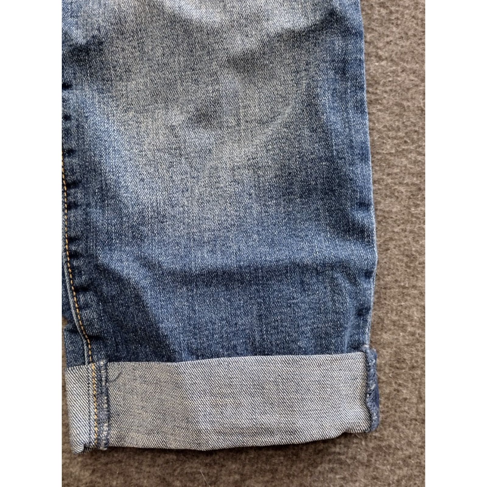 Old Navy VINTAGE Old Navy Distressed Cuffed Blue Denim Maternity Jeans Size 10 Size 32" / US 10 / IT 46 - 5 Thumbnail