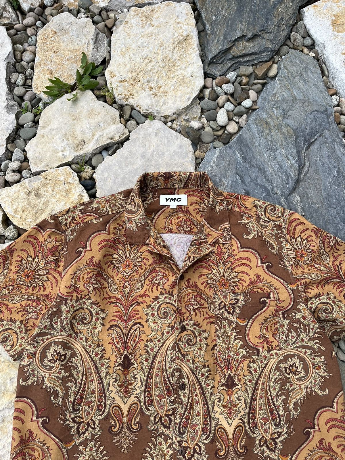 YMC YMC you must create malick paisley full print shirt Size US L / EU 52-54 / 3 - 4 Thumbnail