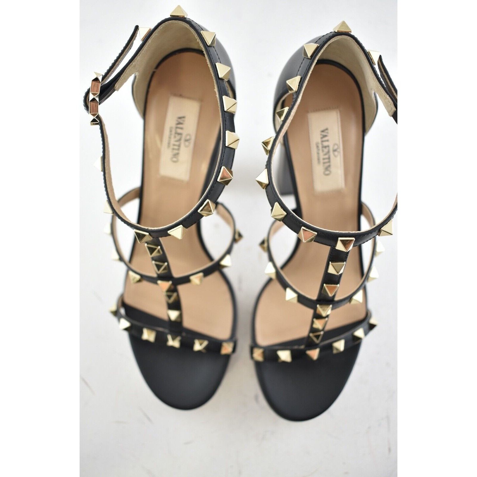 Valentino Rockstud City 110 Strap Platform Sandal Block Heel Pump 41.5 Size US 11.5 / IT 41.5 - 6 Thumbnail