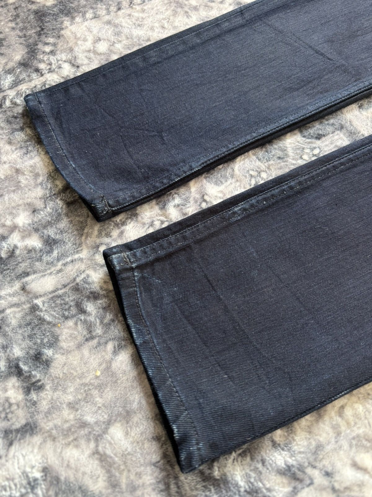 Acne Studios ACNE STUDIO Ace Navy Cash Indigo Wash Slim Stacked Jeans Size US 30 / EU 46 - 8 Thumbnail