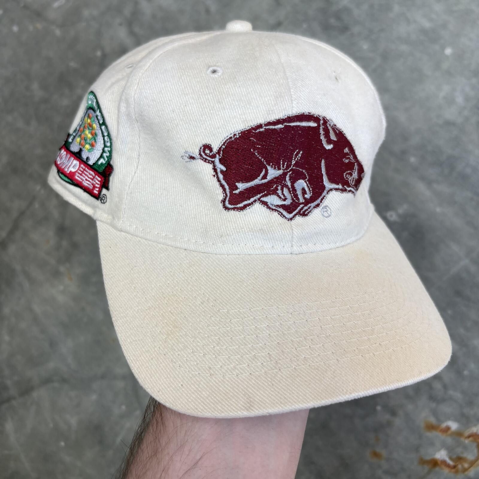 Vintage Vintage 90s Arkansas Razorbacks Florida Citrus Bowl Hat Size ONE SIZE - 1 Thumbnail