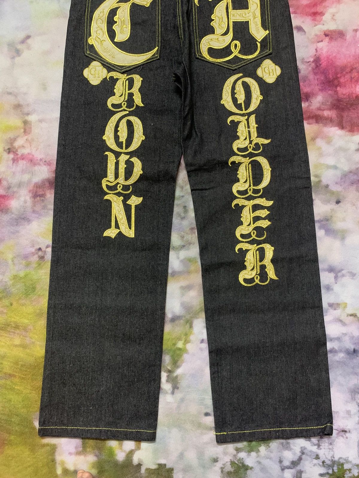 Tornado Mart Japanese Brand Crown Holder Tribal Letter Straight Loose Size US 35 - 3 Thumbnail