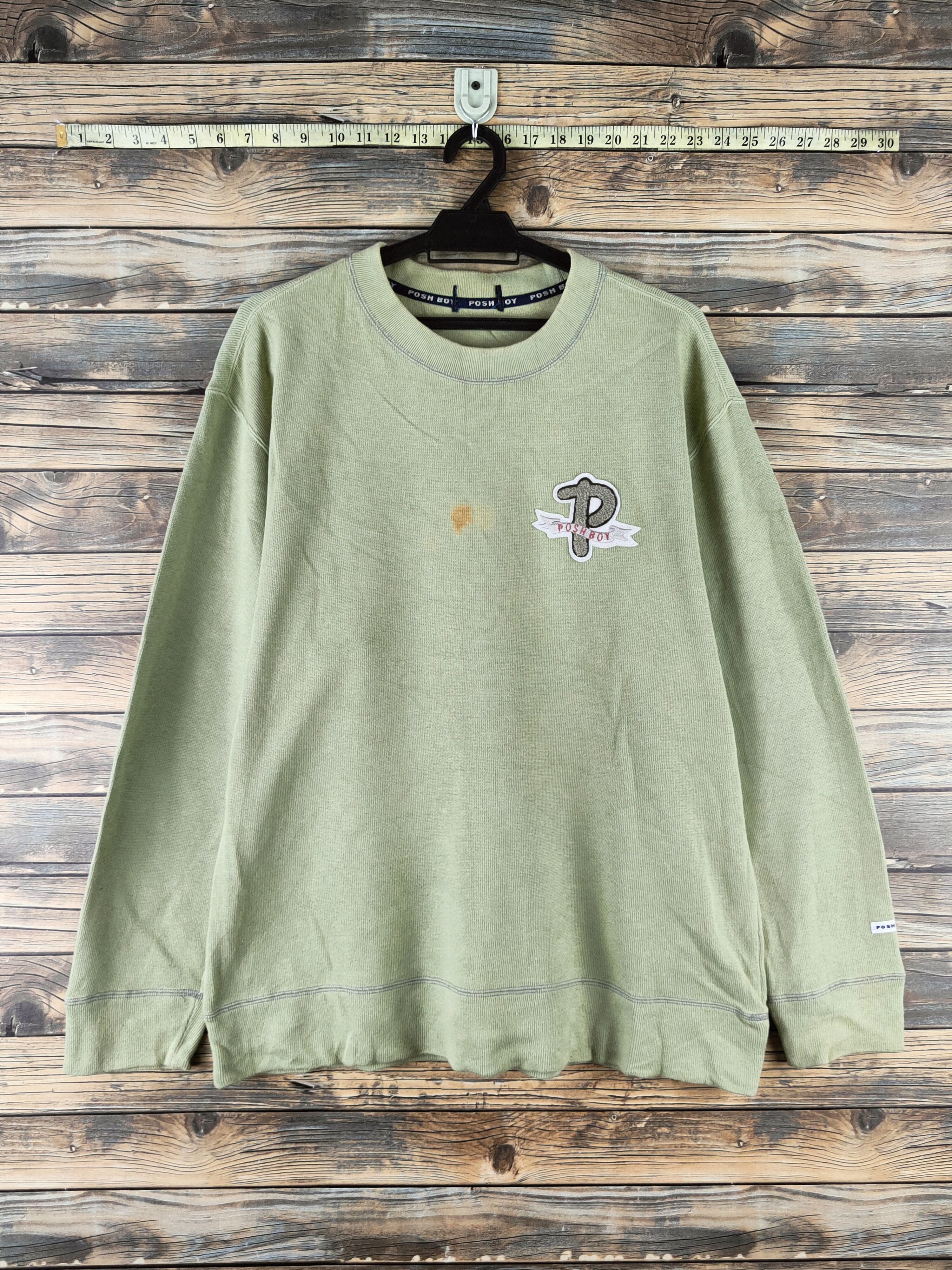 Japanese Brand DL Posh Boy Light Green Knitwear Sweatshirts #46-211 Size US L / EU 52-54 / 3 - 1 Thumbnail