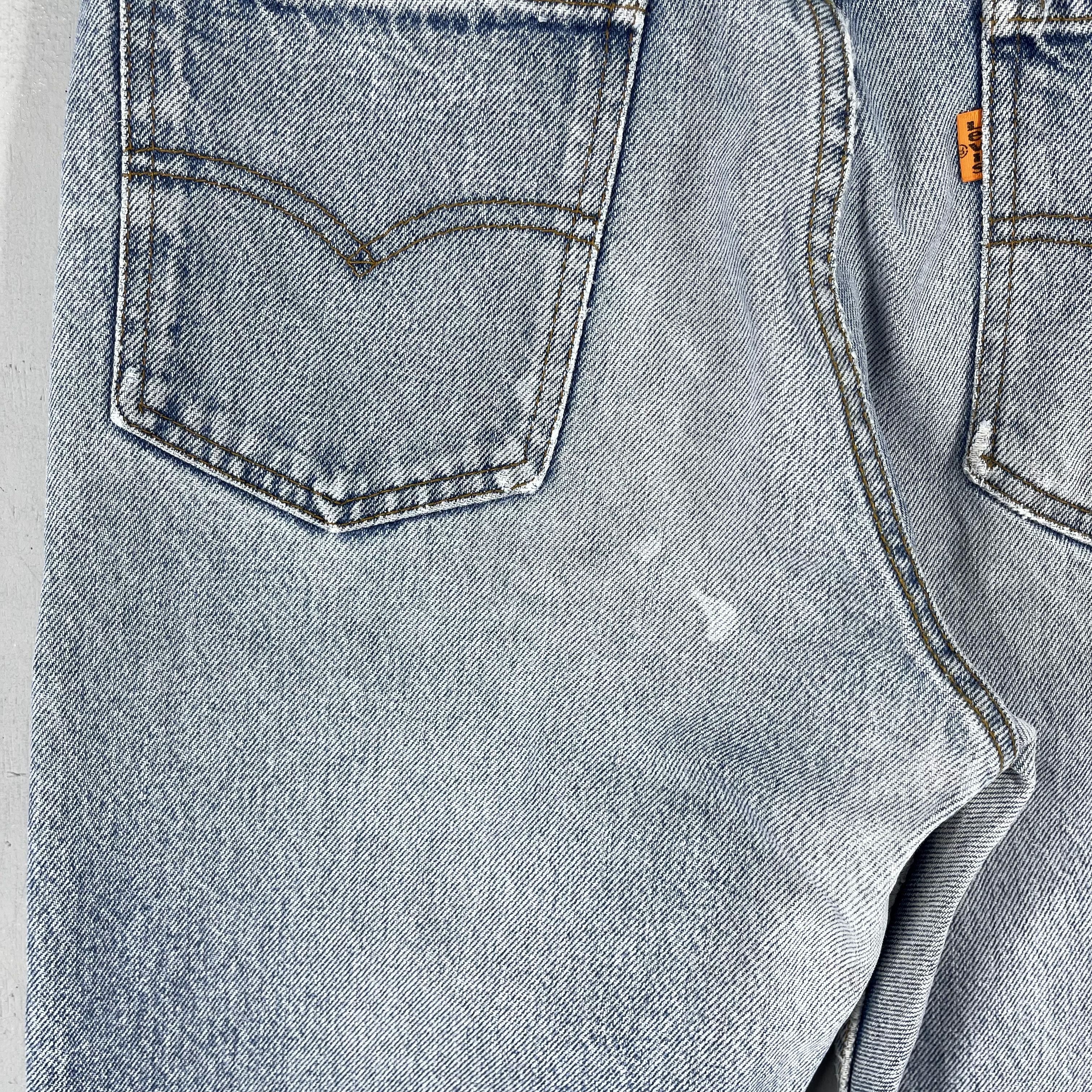 Levi's × Vintage W29 L31 Vintage Distressed Levis 505 Orange Tab Jeans Size US 29 - 11 Thumbnail