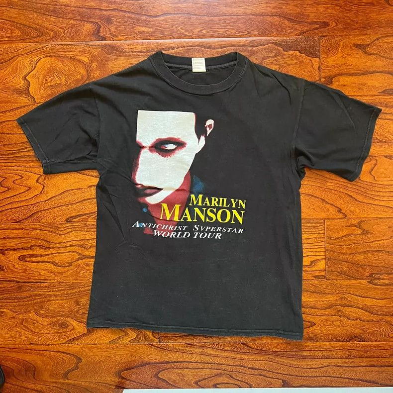 Marilyn Manson Vintage Marilyn Manson Short Sleeve Tee Size US XL / EU 56 / 4 - 1 Thumbnail