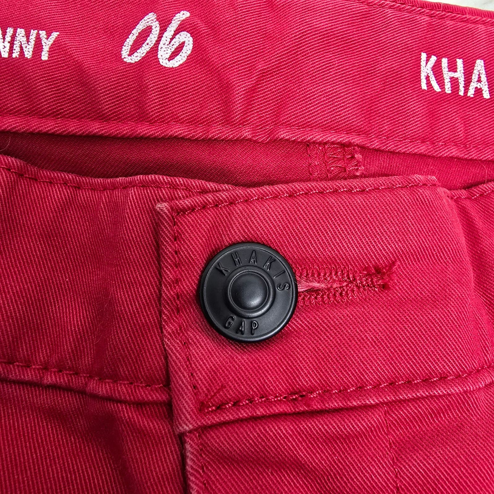 Gap Khakis by GAP Super Skinny Low Rise Jeans Zip Pocket Stretch Size 28" / US 6 / IT 42 - 5 Thumbnail