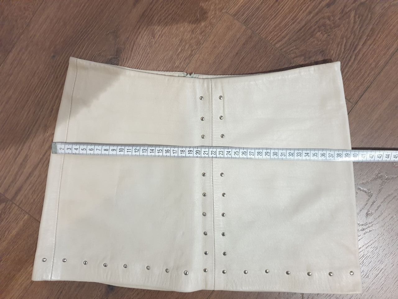 Designer Bundle of 2 leather mini skirt Size 27" / US 4 / IT 40 - 11 Thumbnail