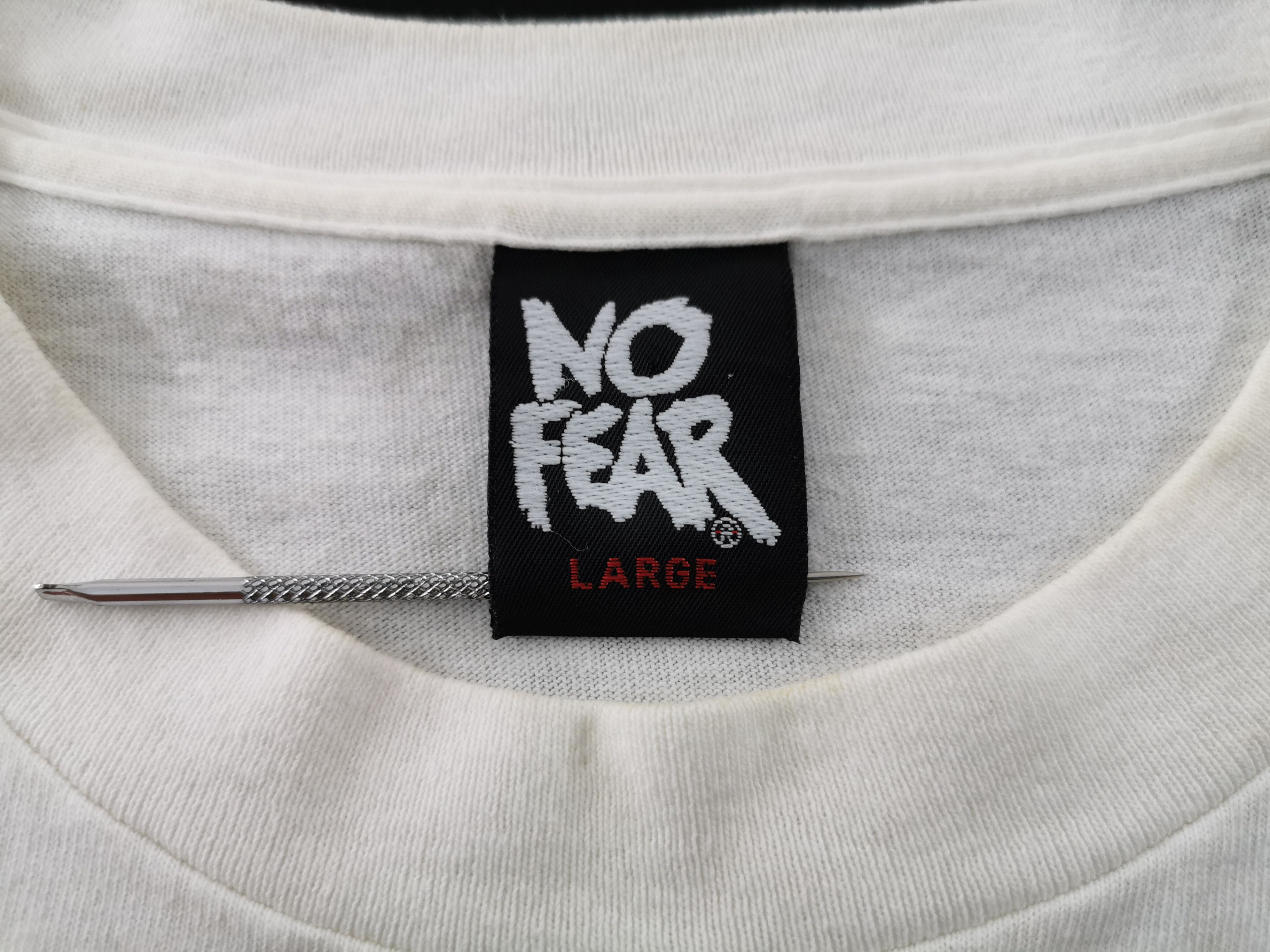 No Fear Vintage 90's No Fear "Kiss My Ice" Big Logo Skate Tee Size US M / EU 48-50 / 2 - 6 Thumbnail