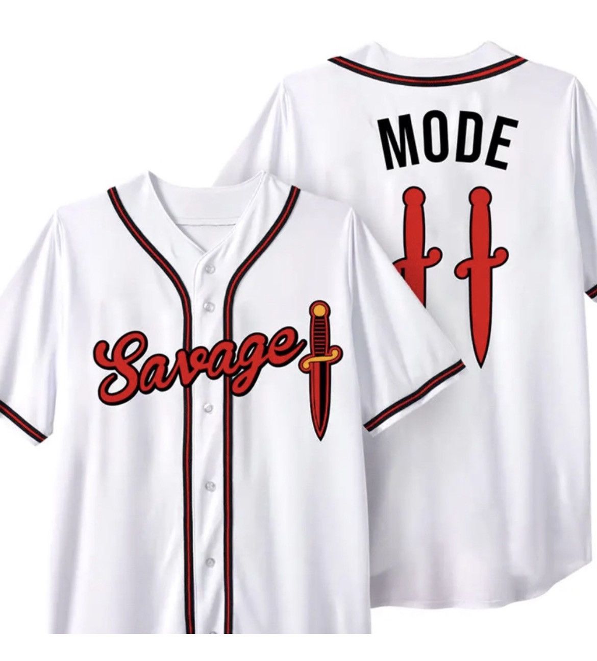 21 Savage 21 Savage Baseball Jersey Size US XL / EU 56 / 4 - 1 Preview