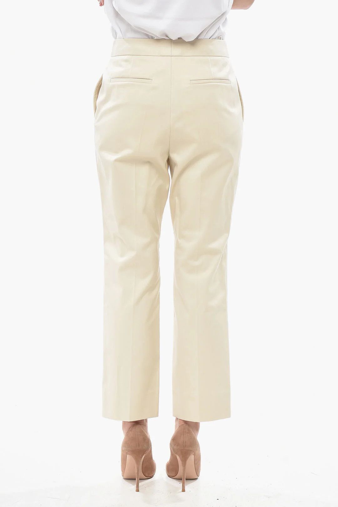 Givenchy og1mm0326 Cotton Chino Pant in Beige Size 28" / US 6 / IT 42 - 2 Thumbnail