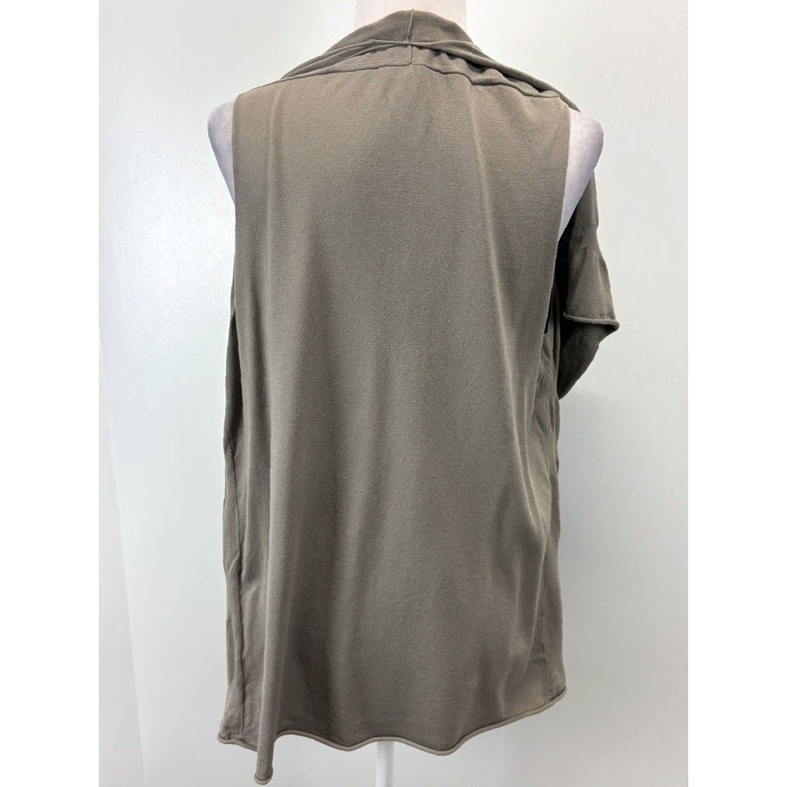 Vintage Lafayette 148 Knit Vest Womens Large Grey Brown Size L / US 10 / IT 46 - 3 Thumbnail