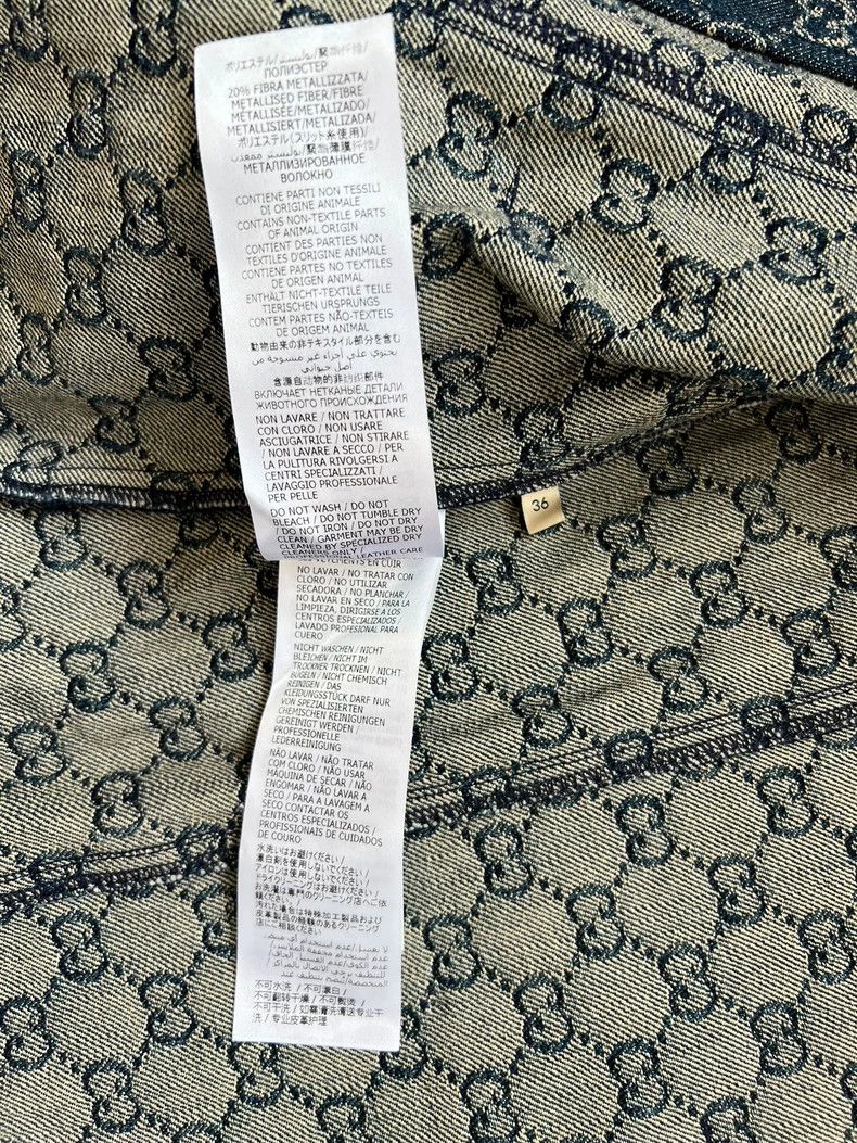 Gucci Gucci Full-print denim jacket size 36 2502-Nextarrow Size US XS / EU 42 / 0 - 6 Thumbnail