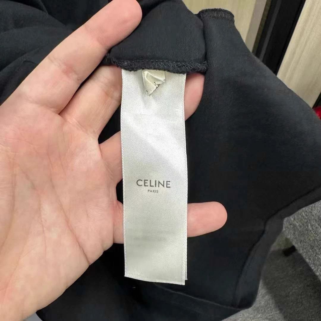 Celine Celine Black White Checkered Logo SS Tee XXL New With Tags Size XXL / US 16-18 / IT 52-54 - 4 Thumbnail