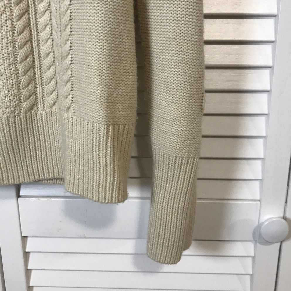 St. Johns Bay St John’s Bay Beige Crewneck Long-Sleeve Knit Sweater L Size L / US 10 / IT 46 - 6 Thumbnail