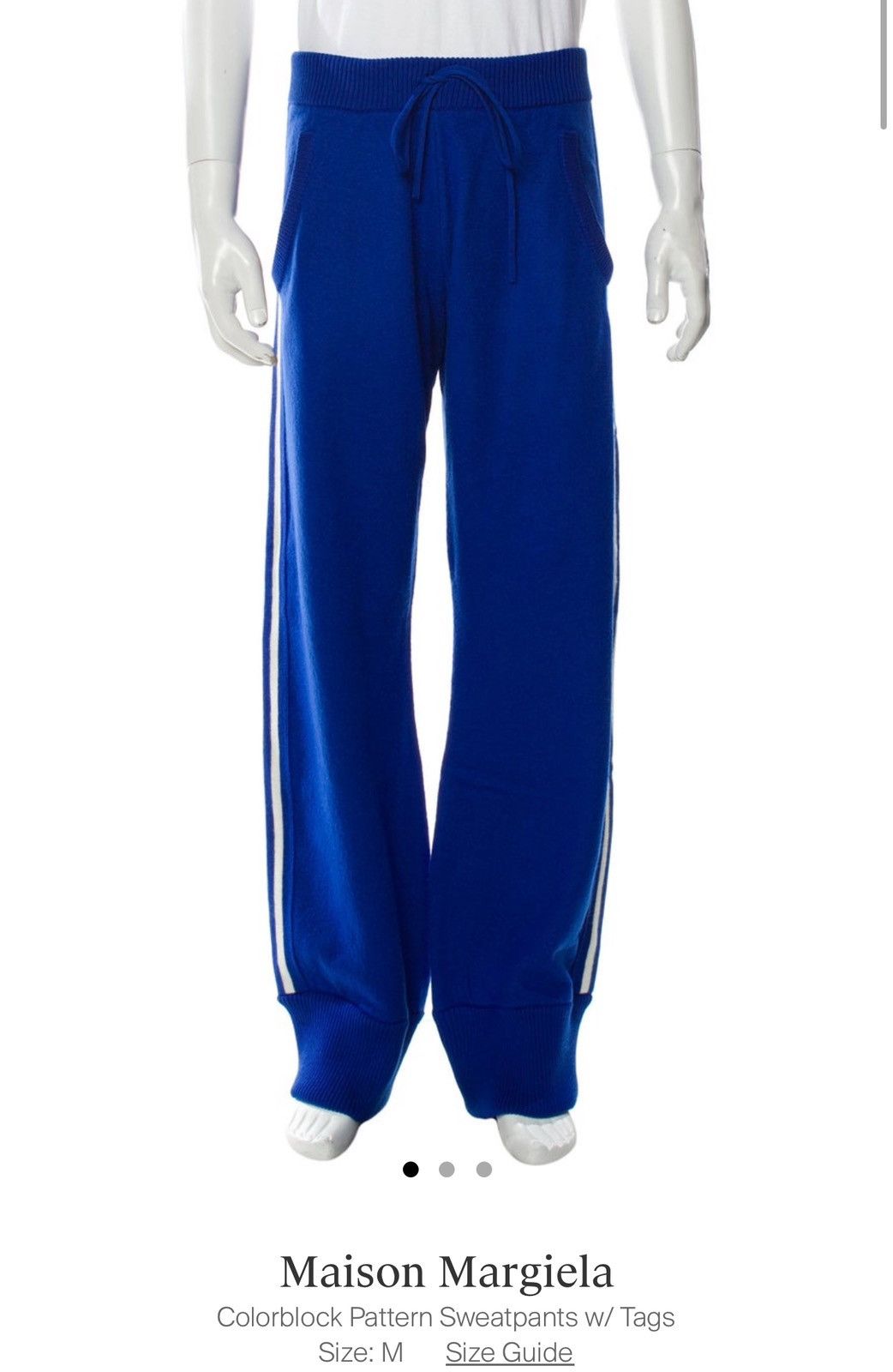 Maison Margiela Colorblock Pattern Sweatpants Size US 30 / EU 46 - 1 Thumbnail