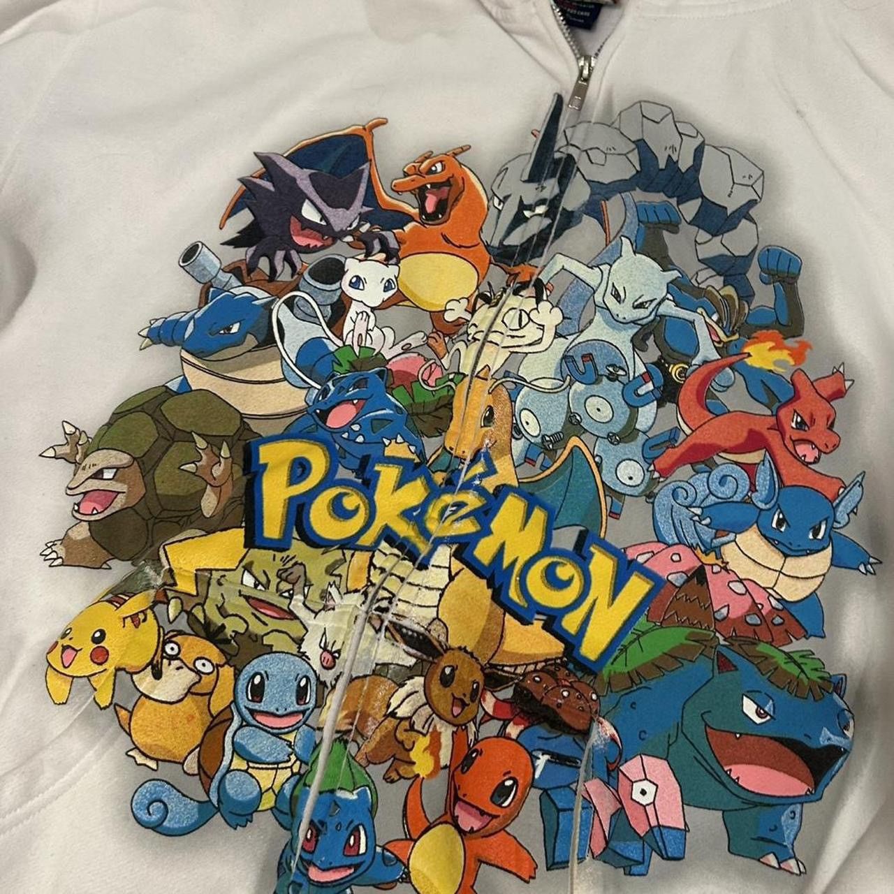 Giant 2008 Vintage Nintendo Pokémon Character Cast Zip Up Jacket Size US L / EU 52-54 / 3 - 4 Thumbnail