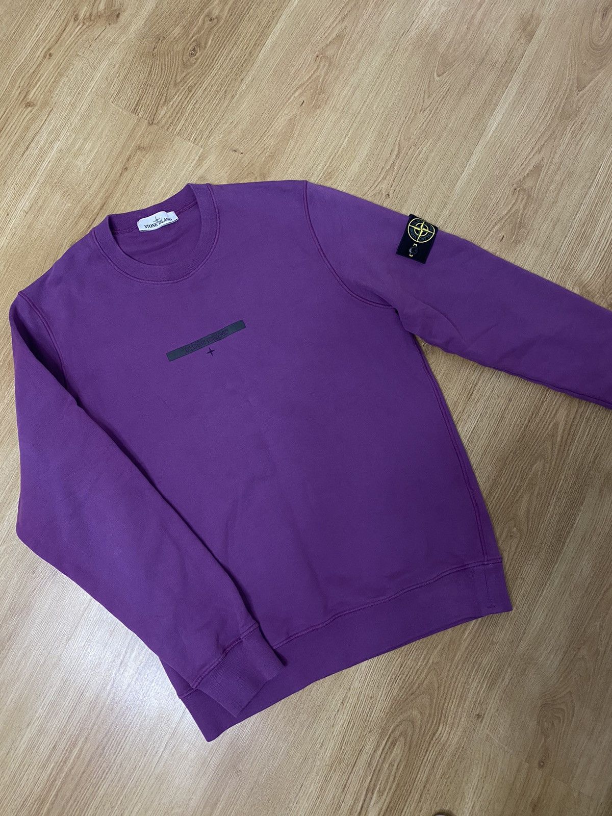 image of Stone Island 2021 Collection Sweatshirt in Purple, Men's (Size XL)