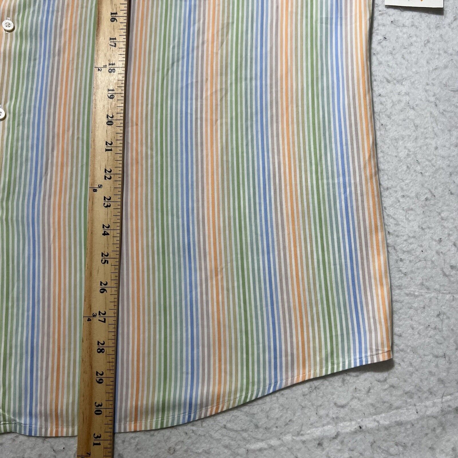 Alan Flusser Alan Flusser XL Colorful Striped Button Down Collared Shirt Size US XL / EU 56 / 4 - 8 Thumbnail