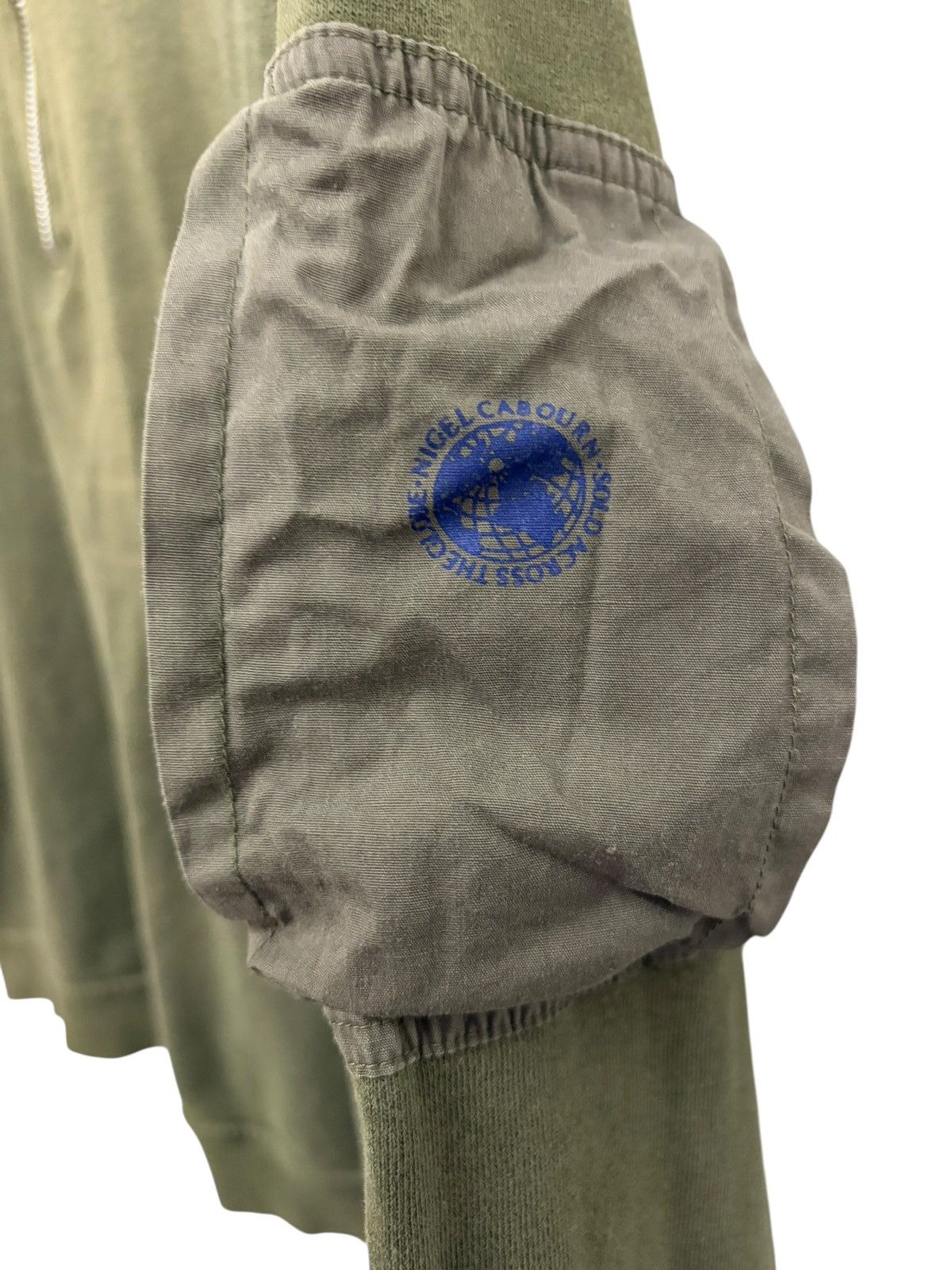 Nigel Cabourn NIGEL CABOURN 🫒 MILITARY HALF ZIP PULLOVER UTILITY POCKET Size US M / EU 48-50 / 2 - 8 Thumbnail