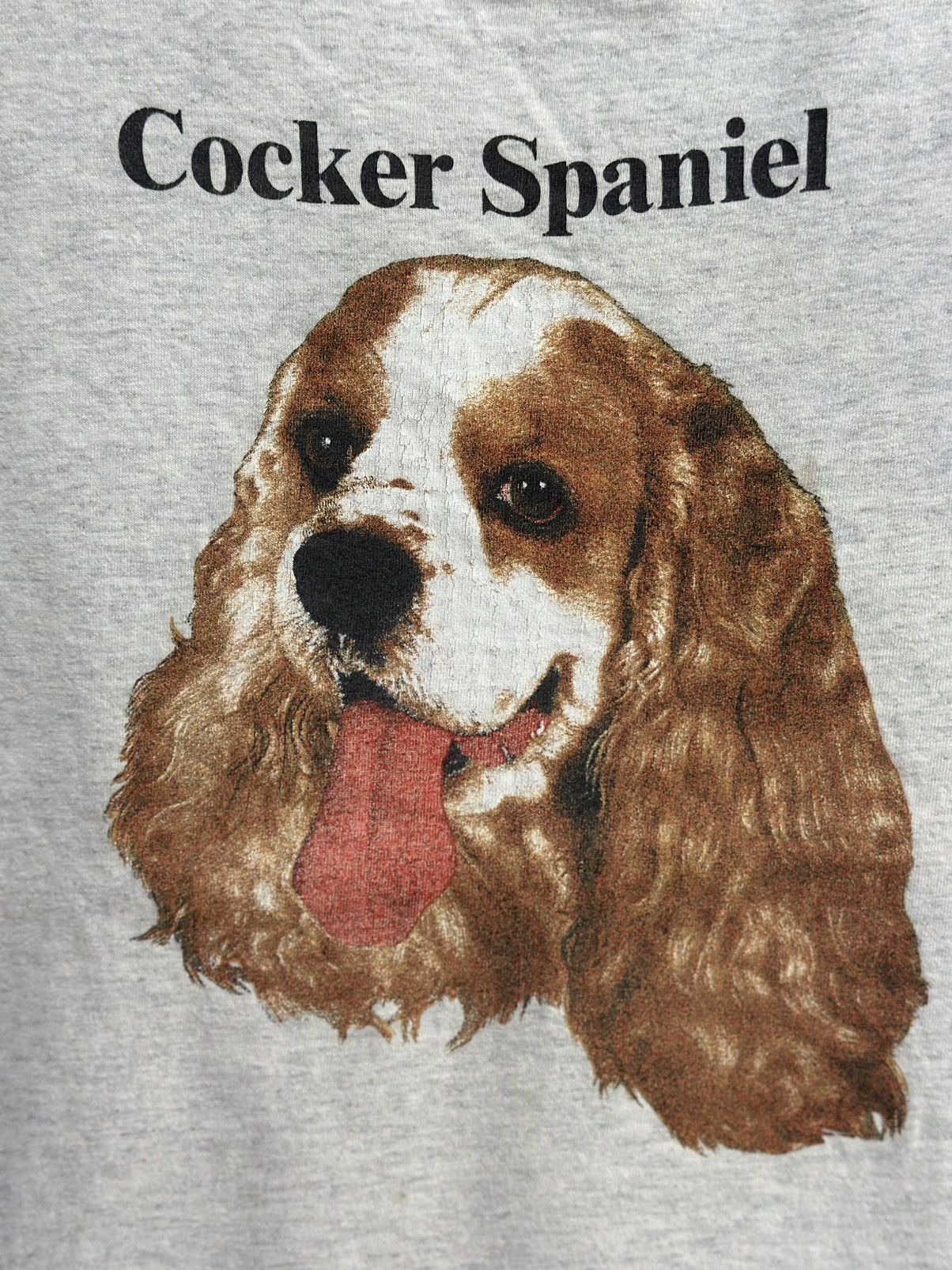 Vintage Vintage Cocker Spaniel Faded Tee Size US M / EU 48-50 / 2 - 2 Thumbnail
