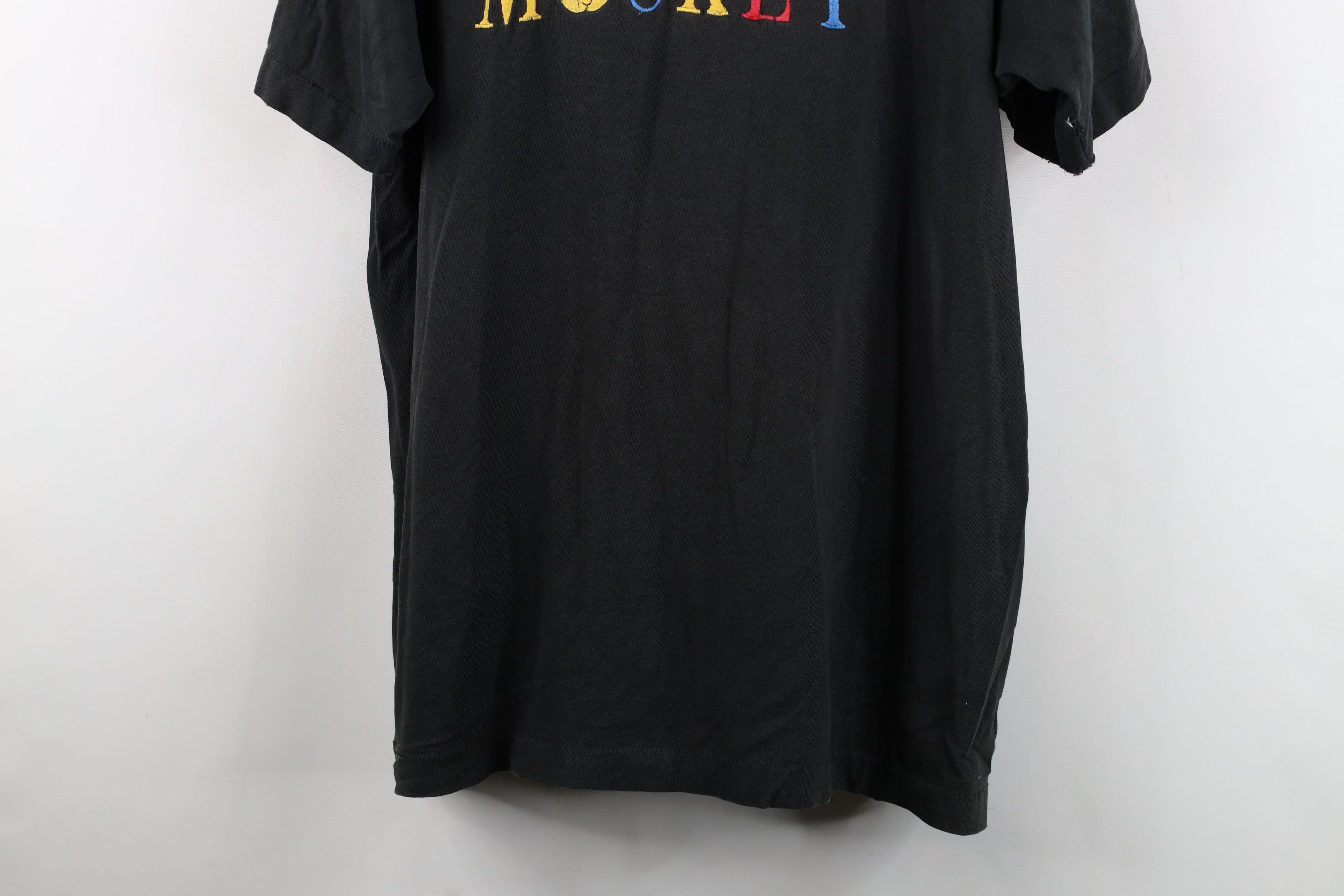 Disney Vintage 90s Disney Spell Out Mickey Mouse T-Shirt Black USA Size US XL / EU 56 / 4 - 3 Thumbnail